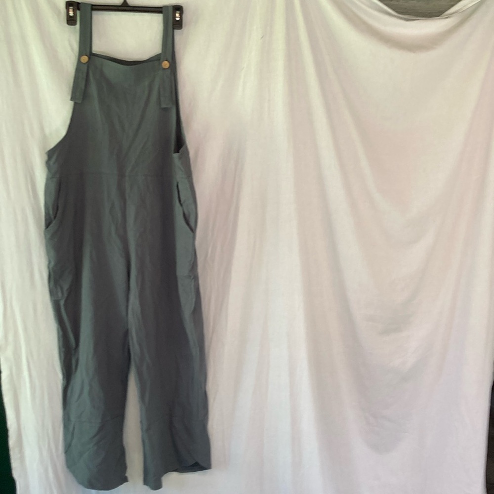 Dusty Blue Overalls